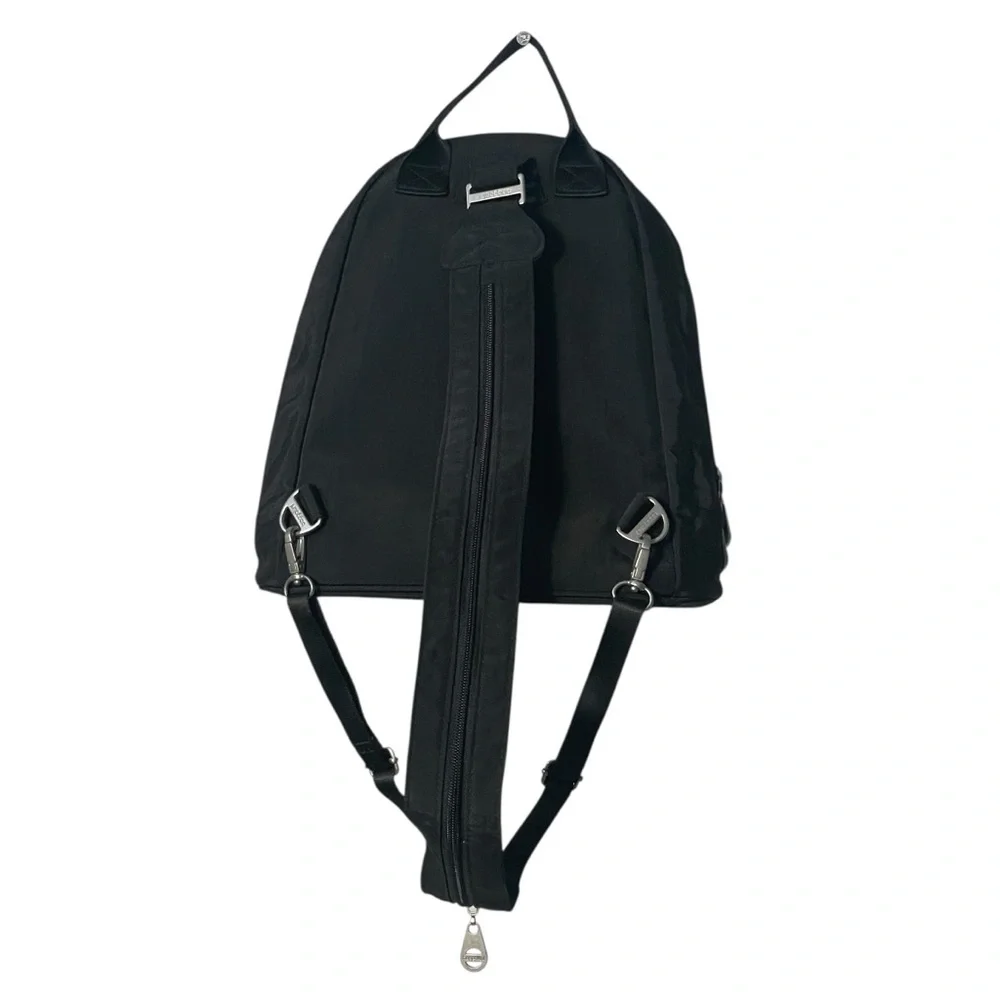 Baggallini Dallas Black Nylon Convertible Strap Small Travel Backpack